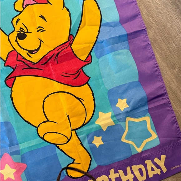 Disney Purple and Yellow Winnie the Pooh Birthday Banner - Picture 6 of 6